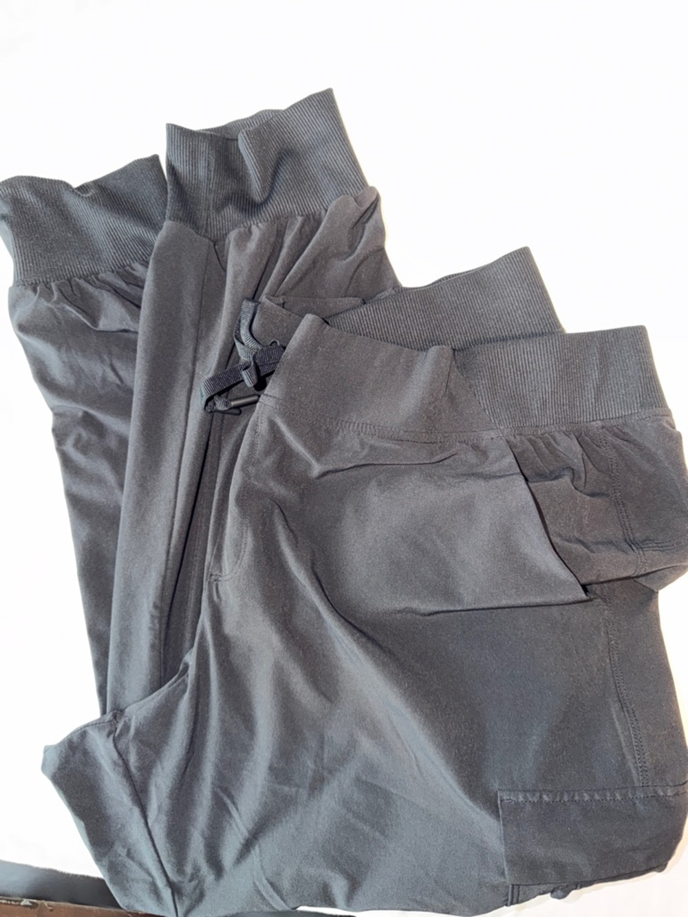 all in motion Black Cargo Joggers with Drawstring Waist - Picture 3 of 4